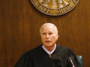 Jefferson County juvenile court Judge Thomas Lipps presides over the court room in Steubenville, Ohio, March 15, 2013.  REUTERS/Keith Srakocic/Pool