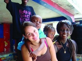 Cari Wolsey, a native of Sydenham, recently launched The Sustainable Education Employment Development Fund in Haiti. The organization addresses the education and employment crisis by responding to the needs of families and adults in order to change their lives. Contributed photo.