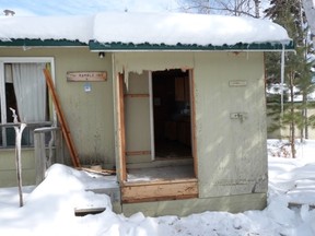 One of the cabins used by ELA scientists was recently dismantled by government workers and left open to the elements.