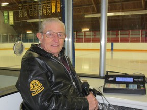Langton and Area Minor Hockey executive Roger Demeester, 74, has been timekeeping in the Langton Arena since it first opened in 1971. Over the last 42 years he has logged thousands of games, and by the end of the 2012-13 season could reach 6,850. Demeester's story, submitted by LAMHA, is one of the top 100 finalists in the Kraft Hockey Goes On online contest. Voting begins Saturday, March 23 and concludes Sunday, March 24 at 11:59 p.m. To vote go to: www.KraftHockeyGoesOn.ca