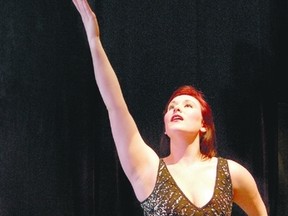 Sarah Abbott performs as Sally Bowles in Fuse Productions? Cabaret, opening Thursday and running until March 30 at the Grand Theatre?s McManus Studio.