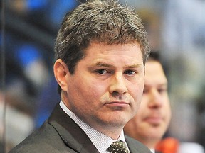 Former Belleville Bulls player, assistant coach and head coach, James Boyd, now GM-coach of the Mississauga Steelheads, brings his underdog squad into Yardmen Arena Thursday to open the OHL playoffs against the heavily favoured Bulls. (OHL Images)