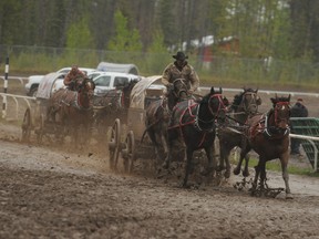 The Western Chuckwagon Association will kick off its season at the Grande Prairie Stompede May 29. (DHT file photo)