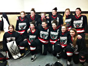 Submitted Photo

The Paris District High School girls hockey team is the Ontario Federation of School Athletic Associations A/AA consolation championship.