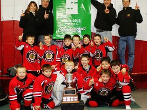 The Tweed Novice Hawks recently wrapped up a stellar season in which they won the Regional Silver Stick championship and advanced to the OMHA semi-finals.