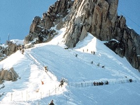 Quebecer Frederic Dion rescued nine Russian skiers who were battling hypothermia in the French Alps on March 12. (File photo)