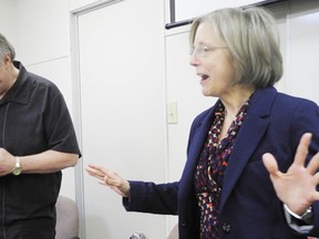 Liberal leadership candidate Deborah Coyne visited Cornwall on Thursday.
Staff photo/KATHRYN BURNHAM