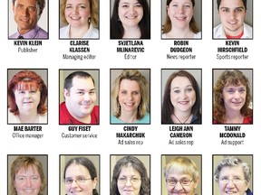 The staff of the Portage Graphic and Herald-Leader.