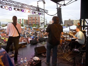 A large crowd turned out at Bluesfest in 2008 for the tribute to the late Jeff Healey performed by his old band. (FILE PHOTO)
