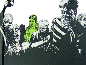 Zombies, also known as Roamers, Biters and Lurkers are thirsty for life in the graphic novel series The Walking Dead. Graphic Supplied.