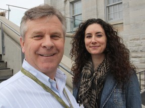 Joe Davis and Tricia Knowles of Transition Kingston