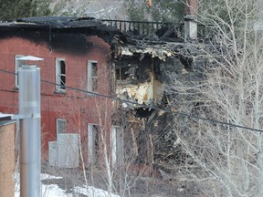 The Elizabeth Street boarding house which was comsumed by fire last Wednesday.
GINO DONATO/THE SUDBURY STAR