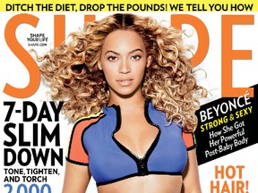 Beyonce on the cover of the March 2013 issue of Shape magazine. (Shape magazine)