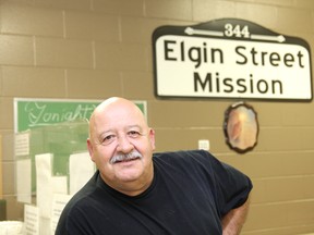 Shown in this file photo, Pastor Rene Soulliere is director/chaplain of the Elgin Street Mission in Sudbury. JOHN LAPPA/THE SUDBURY STAR/QMI AGENCY