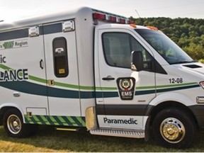 Niagara EMS ambulance. Photo provided.
