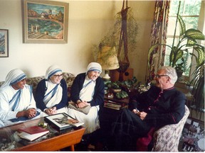 Canon Greene with Mother Theresa