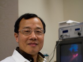 Dr. Guojun Liu, pictured, and Dean Xiong of Queen's University have developed a “smart” coating technology