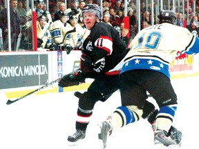 QMI file photo

Winger Sean McAslan is among the Kenora Thistles with pro experience in AHL, ECHL and Europe.