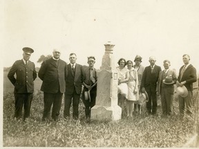 An O’Neil family photograph from 1928, at the re-dedication of the grave site of the Rev. Josiah Henson, underlines the family’s connections to the escaped American slave who settled in the Dresden area. Henson was the inspiration for the title character in the wildly successful anti-slavery novel Uncle Tom’s Cabin. Pictured at the far right is Ed O’Neil, the grandfather of London heritage activist Joe O’Neil.