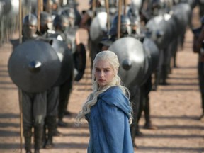 Daenerys Targaryen played by Emilia Clarke in "Game of Thrones". (HBO)