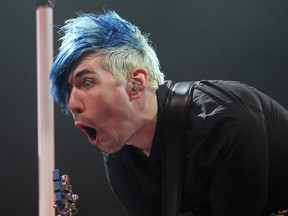 Josh Ramsay of Marianas Trench interacts with the crowd during Thursday night's concert at Kingston's K-Rock Centre.

Laura Boudreau for the Whig-Standard