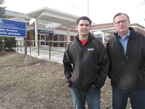 Josh Welsh and Mark MacDonald have been leading the charge to buy the former Cornwall General Hospital for the community’s use – particularly for senior services. 
Staff photo/KATHRYN BURNHAM