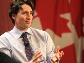 Justin Trudeau participates in  the Federal Liberal Leadership Debate in Winnipeg, Saturday, February 2,  2013. (QMI AGENCY FILE)