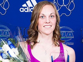 Belleville native Allison Demaiter is the 2012-13 female Athlete of the Year at the University of Ontario Institute of Technology. (UOIT photo)