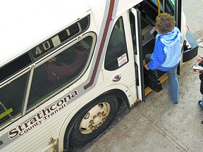 New options for Strathcona County residents using transit will not include private operators. File Photo