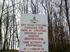Cycling signs