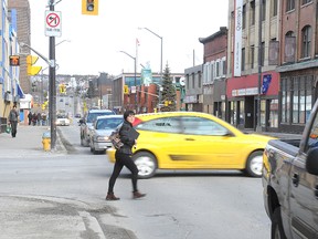 Elm Street in downtown Sudbury. (GINO DONATO/Sudbury Star)