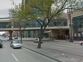 The Portage Avenue skywalk. (Google Maps)