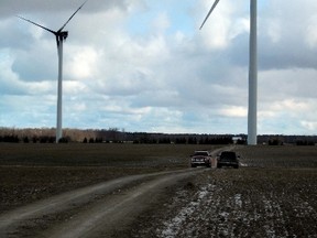 Turbine fire near Goderich