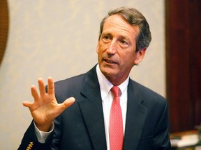 South Carolina Governor Mark Sanford addresses the media at a news conference at the State House in Columbia, South Carolina in this September 10, 2009 file photo. (REUTERS/Joshua Drake/Files)