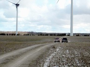 An early-morning industrial wind turbine fire is currently being investigated by Capital Power. The fire broke out around 1 a.m. on April 2, 2013 and had burned itself out by 3 a.m. that morning.