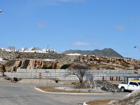 The Pearson Plaza project has been delayed because of the long winter the region has been experiencing this year.			           
Photo by KEVIN McSHEFFREY/THE STANDARD/QMI AGENCY