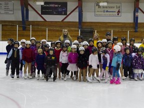 The Canskaters posed for a group photo after their competition March 21.