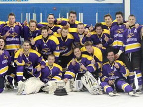 Laurier Brantford men's hockey team.