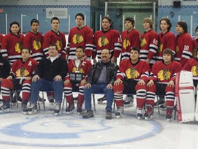 The Six Nations Hawks won the OMHA bantam C championship over Tweed in four games.