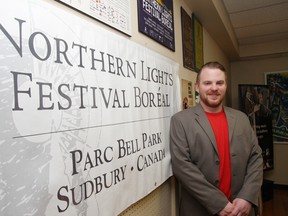 Max Merrifield is executive director of Northern Lights Festival. (John Lappa, The Sudbury Star)