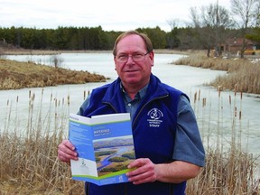 Steve Knechtel, general manager for the Cataraqui Region Conservation Authority, is pleased with the 2013 Watershed Report Card. Completed once every five years, the report card provides a snapshot of current conditions in the Cataraqui watershed. It measures surface water quality, groundwater quality, forest conditions and wetland conditions.             
Submitted Photo - Cataraqui Region Conservation Authority