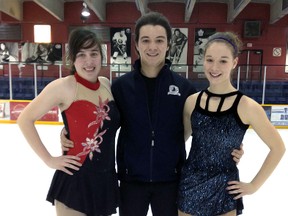 Kirkland Lake Skating Club members, Mireille Gauthier, Kyle Breault-O'Brien, and Kara Breault-O'Brien, are off to the last competition of the season tthis weekend.  They will be skating in the Rouyn Invitational Competition.