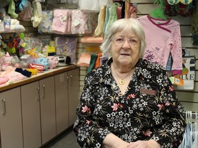 Aline Tousignant has been a member of the Lady Minto Hospital Auxiliary for 53 years now. At 83 years old she still volunteers her time every day at the hospital gift shop.
