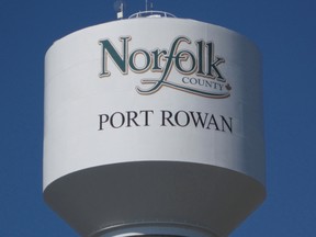 Port Rowan water tower (MONTE SONNENBERG Simcoe Reformer)