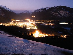The lights of Banff. Glenn Kelly/ For the Leader
