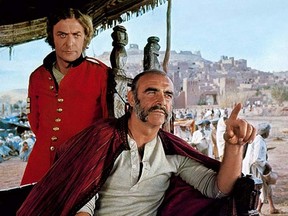 Michael Caine and Sean Connery in The Man Who Would Be King. (File photo)