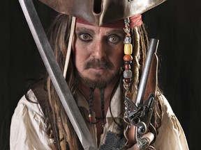 Captain Jack Sparrow has been seen at many charity events around town and finally comes out from under his pirate hat to admit to his Brantford identity. (BRIAN THOMPSON The Expositor)