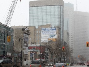 Portage Avenue in downtown Winnipeg, Man. is seen Sunday March 31, 2013. (BRIAN DONOGH/WINNIPEG SUN)