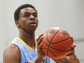 Andrew Wiggins seems destined to be Canada's first-ever first overall pick at the NBA draft. (Dave Thomas/Toronto Sun)
