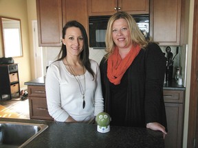 Devon’s Annemarie Brattland (left) and Tasha Bertrand, owners of Bert & Bratt Innovations.